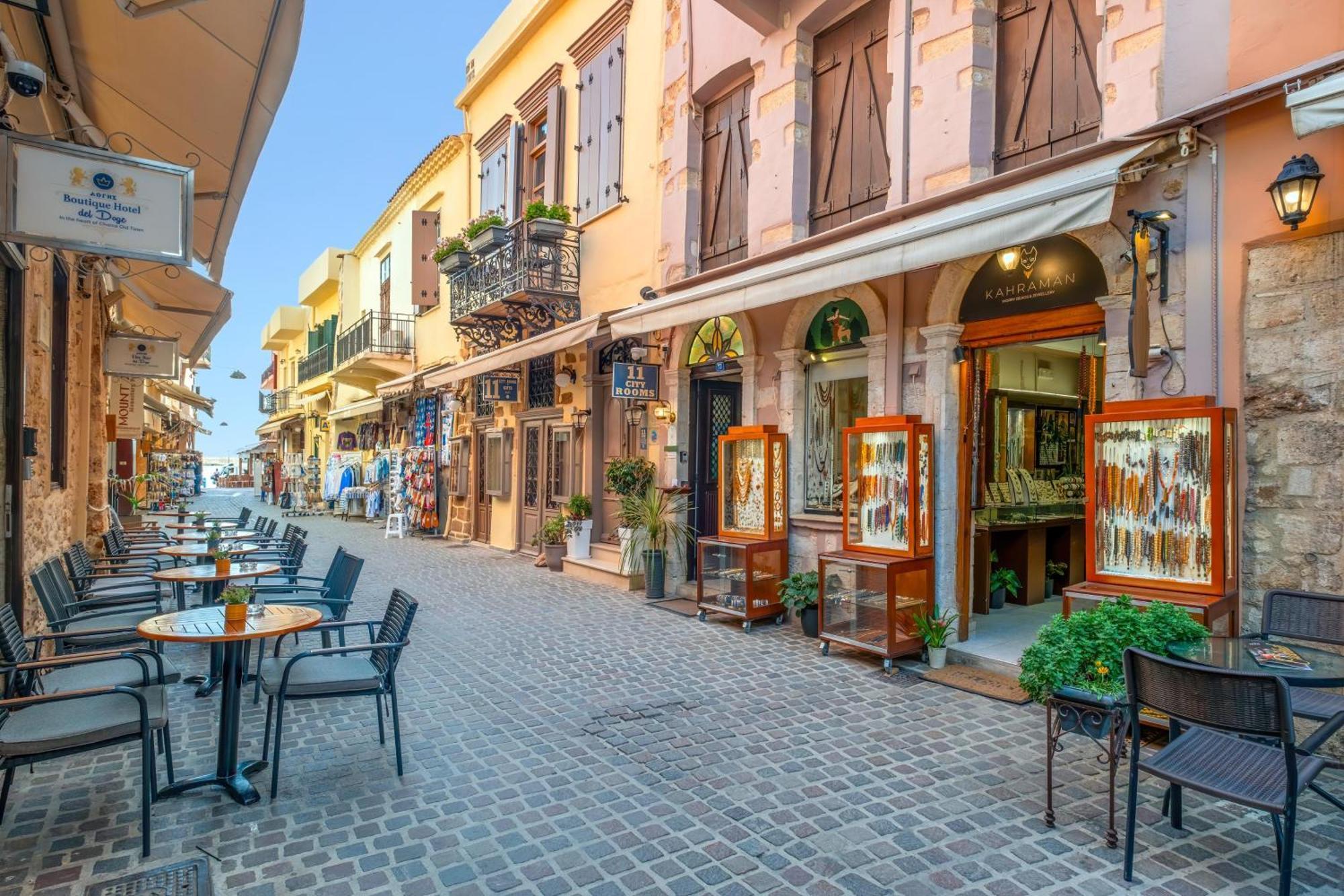 Santa Elena Boutique Rooms Chania  ภายนอก รูปภาพ